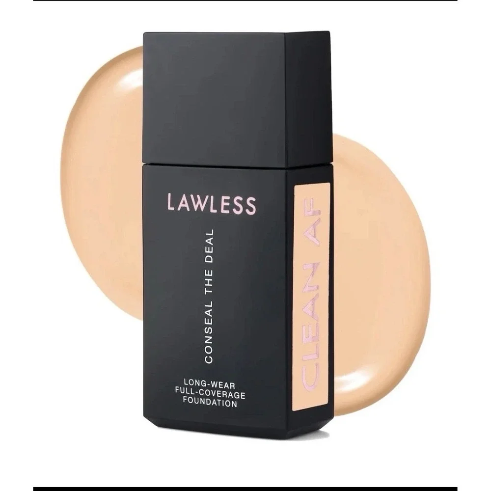 Lawless Foundation Conseal The Deal Long-Wear Full-Coverage Shade Sand 1 oz New